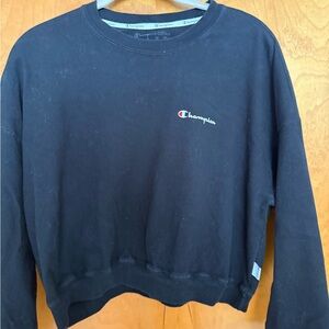 Champion Black Crewneck Top